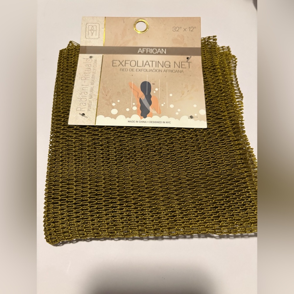 Sought after African Exfoliating Net in Sage Green.